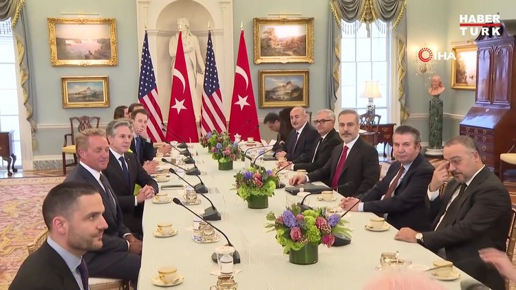 Dışişleri Bakanı Fidan ile ABD'li mevkidaşı Blinken'in görüşmesi başladı