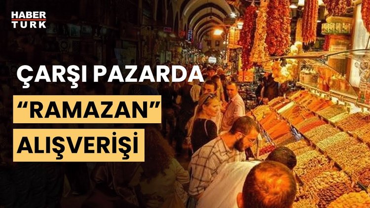 Eminönü&#039;nde, Ramazan alışverişi yoğunluğu!