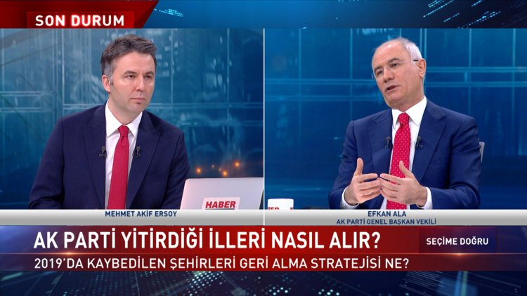 Seçime Doğru - 11 Mart 2024 (AK Parti Genel Başkan Vekili Efkan Ala Habertürk&#039;te)