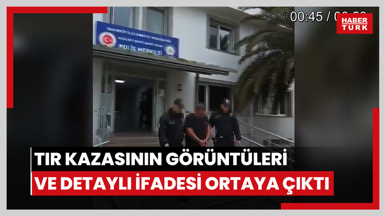 TIR kazasının görüntüleri  ve detaylı ifadesi ortaya çıktı
