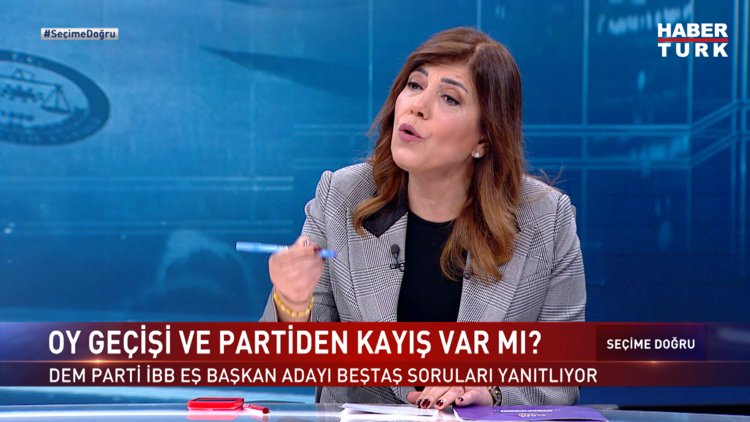 Seçime Doğru - 13 Mart 2024 (DEM Parti İBB Adayı Meral Danış Beştaş Habertürk&#039;te)
