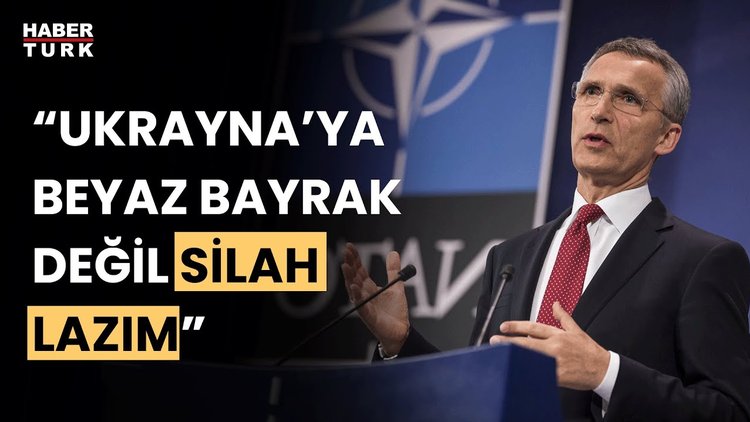 Stoltenberg&#039;den Papa&#039;ya tepki: Ukrayna&#039;ya beyaz bayrak değil silah gerek