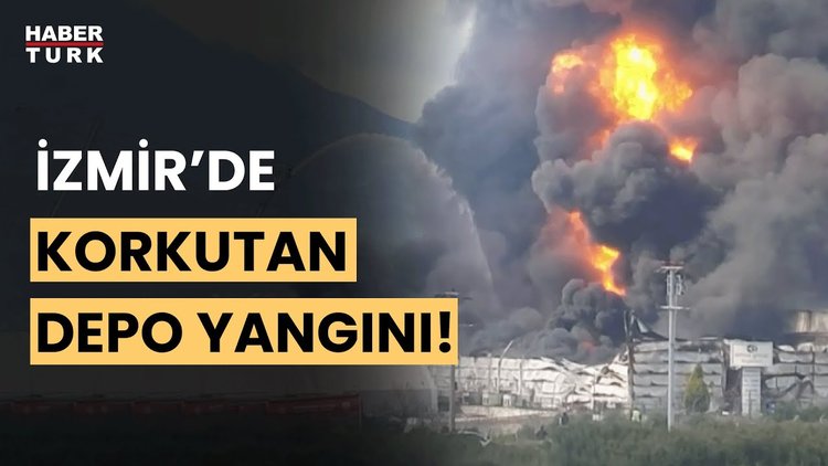 İzmir&#039;de soğuk hava deposunda büyük yangın! Son durumu Gülçin Hacıevliyagil Ayçe aktardı
