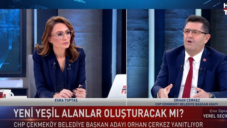Yerel Seçim 2024 - 16 Mart 2024 (CHP Çekmeköy Belediye Başkan Adayı Orhan Çerkez Habertürk&#039;te)