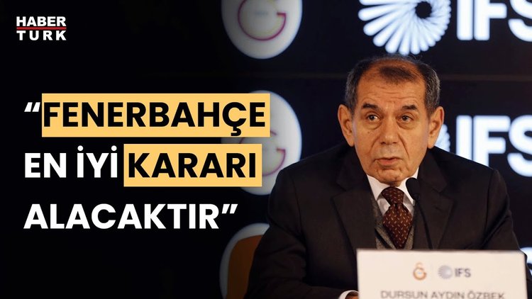 Galatasaray Başkanı Dursun Özbek, Trabzonspor-Fenerbahçe maçı sonrası ilk kez konuştu!