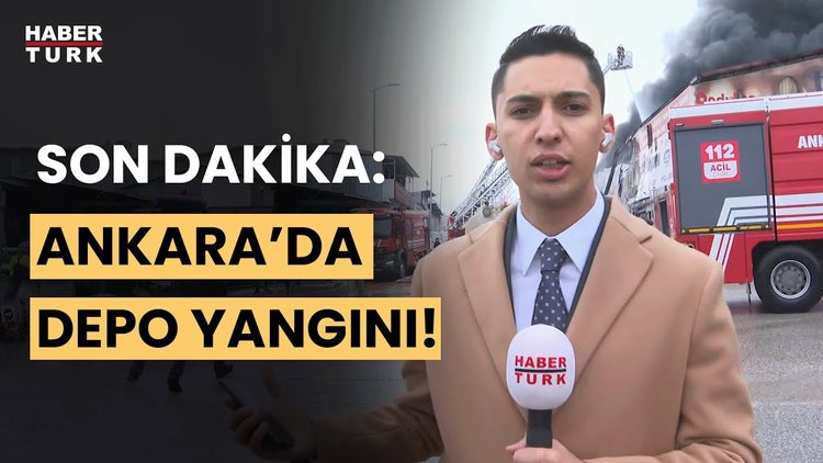 Ankara'da depo yangını: Alevler yandaki iş yerlerine sıçradı! Detayları Serkan Şimşek aktardı