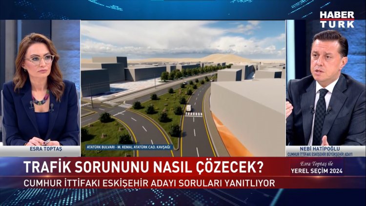 Yerel Seçim 2024 - 23 Mart 2024 (AK Parti Eskişehir Belediye Başkan Adayı Nebi Hatipoğlu Habertürk'te)