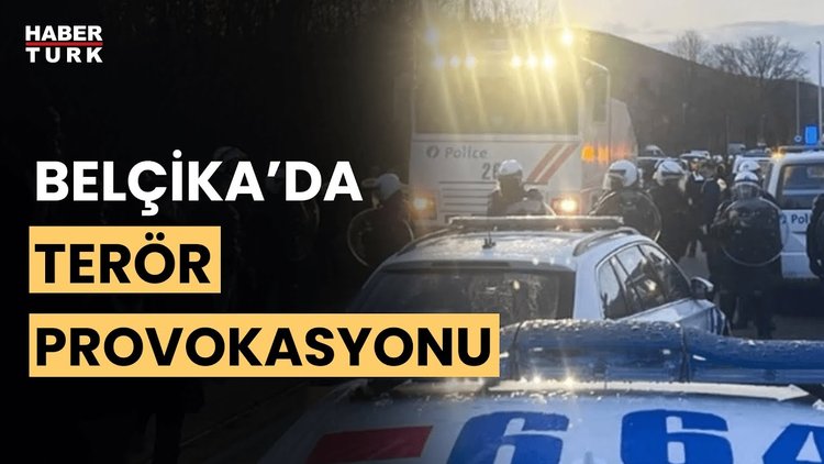 Belçika'da terör örgütü PKK yandaşlarının provokasyonuna Türk vatandaşları tepki gösterdi