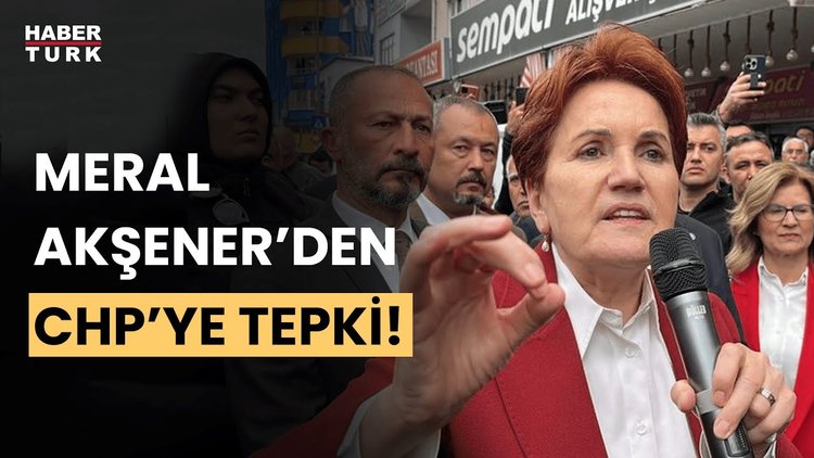 Akşener&#039;den CHP&#039;ye tepki: Adayımızın çekilmesini istemek ayıptır