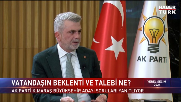Yerel Seçim 2024 - 26 Mart 2024 (AK Parti Kahramanmaraş Adayı Fırat Görgel Habertürk'te)