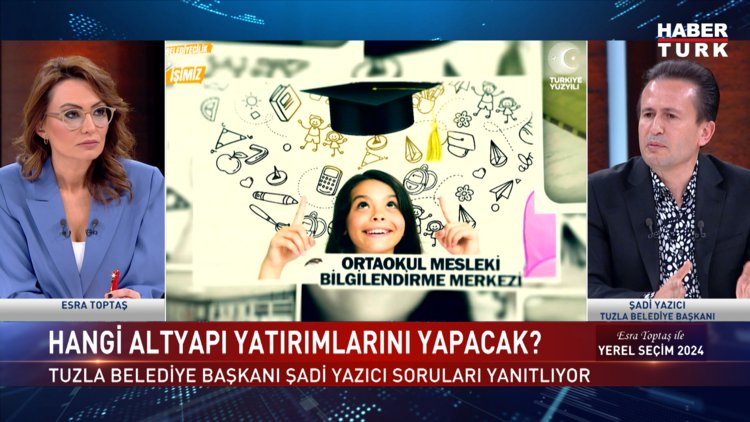 Yerel Seçim 2024 - 27 Mart 2024 (Tuzla Belediye Başkanı Dr. Şadi Yazıcı Habertürk'te)