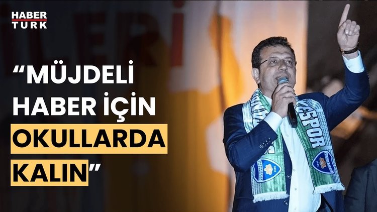 Ekrem İmamoğlu'ndan "Sandık" çağrısı