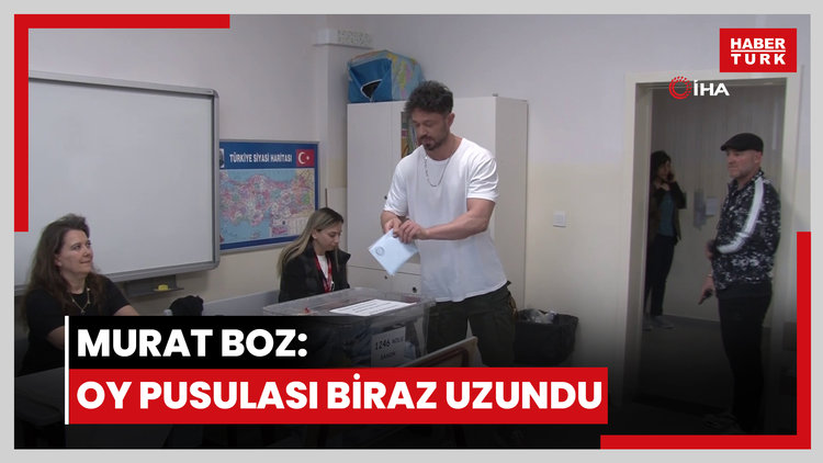 Murat Boz: Oy pusulası biraz uzundu