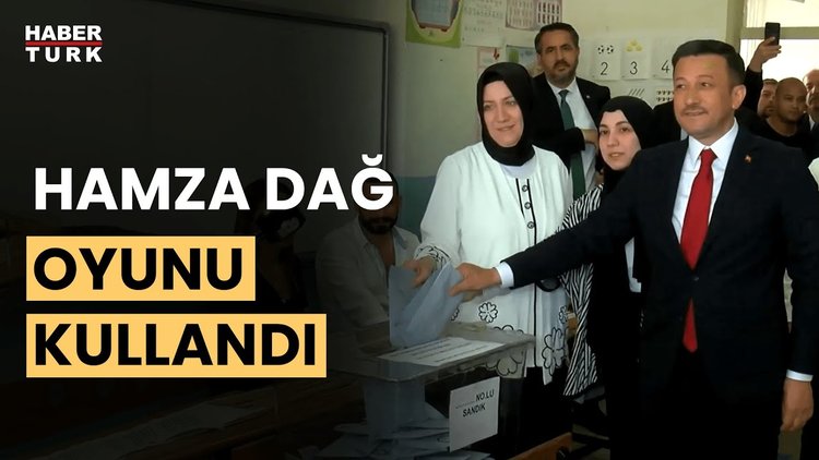 AK Parti İzmir Büyükşehir Belediye Başkan Adayı Hamza Dağ oyunu kullandı