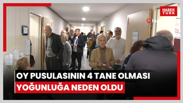 Oy pusulasının 4 tane olması İstanbul'da yoğunluğa neden oldu