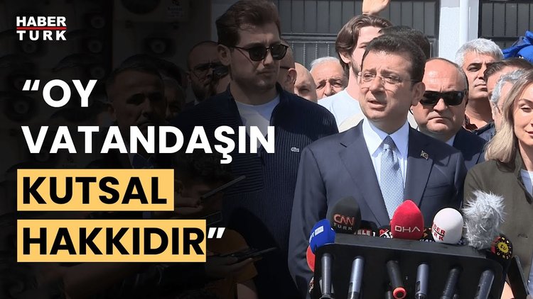 Ekrem İmamoğlu: Oy kutsal hakkımızdır ve korunması şarttır