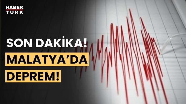 Son Dakika! Malatya&#039;da 4,5 büyüklüğünde deprem!