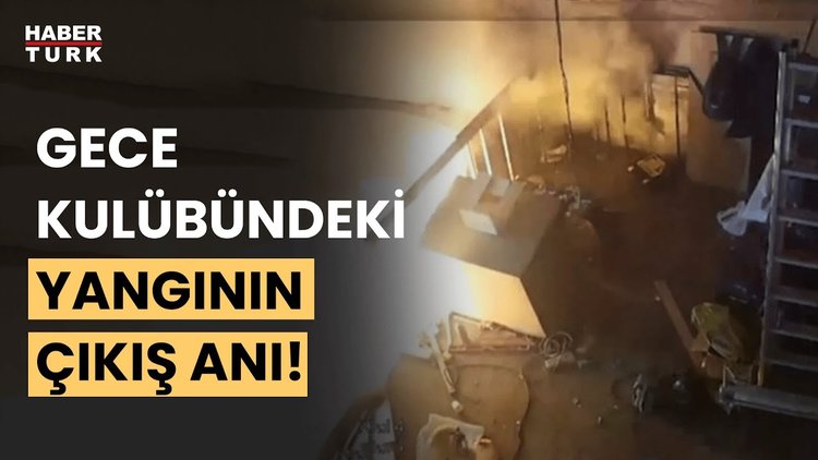 Yangın faciası işte böyle geldi: Gayrettepe'de gece kulübündeki yangının görüntüleri çıktı!