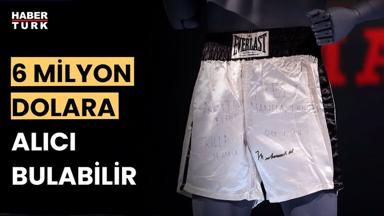 Muhammed Ali'nin şortu açık artırma ile satılacak