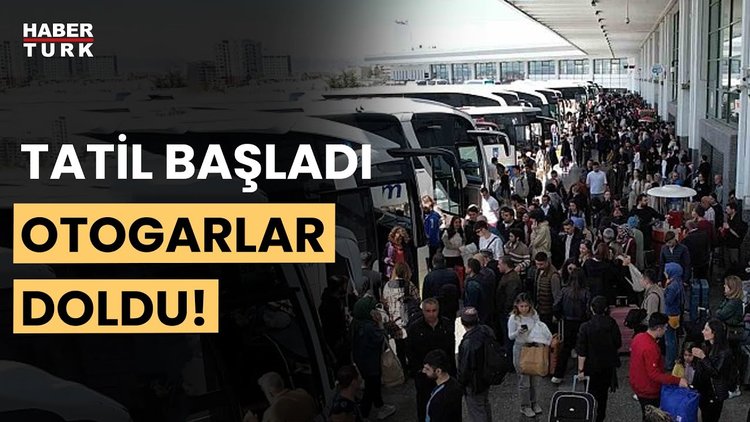 Otogarda bayram tatili yoğunluğu... Detayları Damla Navruz aktardı