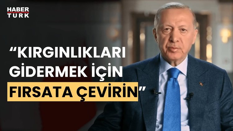 Cumhurbaşkanı Erdoğan'dan bayram mesajı