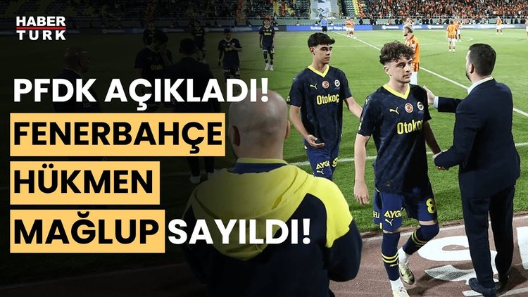 SON DAKİKA! PFDK&#039;dan Fenerbahçe&#039;ye Süper Kupa cezası! Mehmet Ayan aktardı