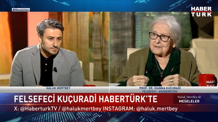 Meseleler - 11 Nisan 2024 (Duayen Felsefeci Ünlü Akademisyen İoanna Kuçuradi Habertürk&#039;te)