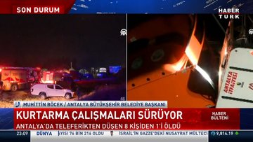 Antalya'da teleferik kazası