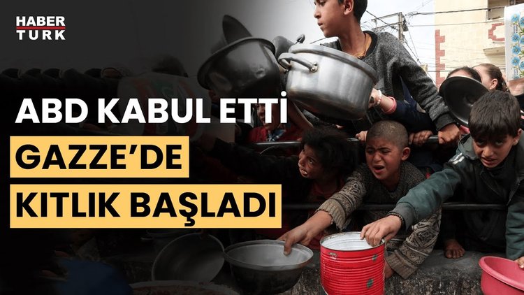 USAID Gazze'de kıtlığın başladığını kabul ederken, Beyaz Saray "eli kulağında" dedi