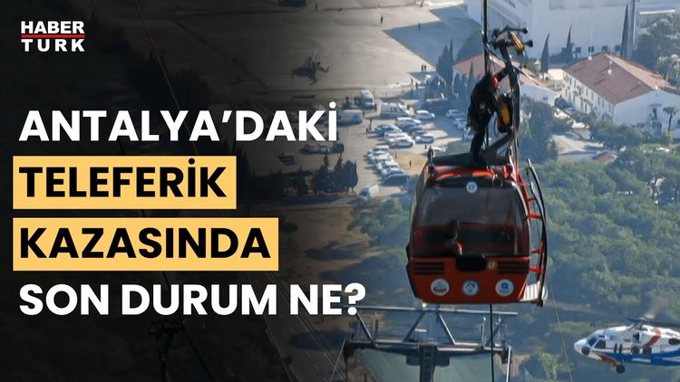 Antalya&#039;da teleferik kabini düştü! Kurtarma çalışmaları devam ediyor... Yasin Anzerli aktardı