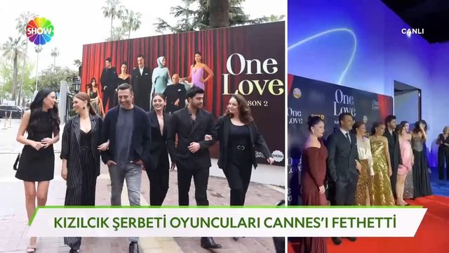 Kızılcık Şerbeti ekibi Cannes'ı salladı!