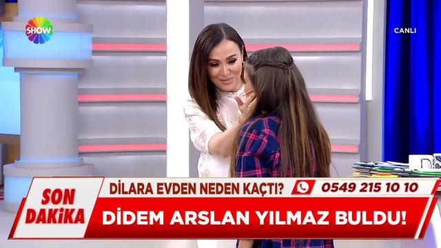 Didem Arslan Yılmaz, 2 aydır kayıp olan Dilara'yı buldu!