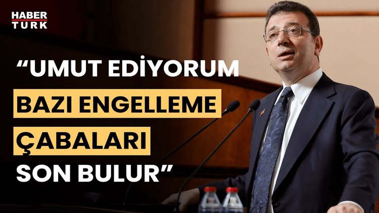Ekrem İmamoğlu: Partizanlık asla bizim yönetimimizde yok