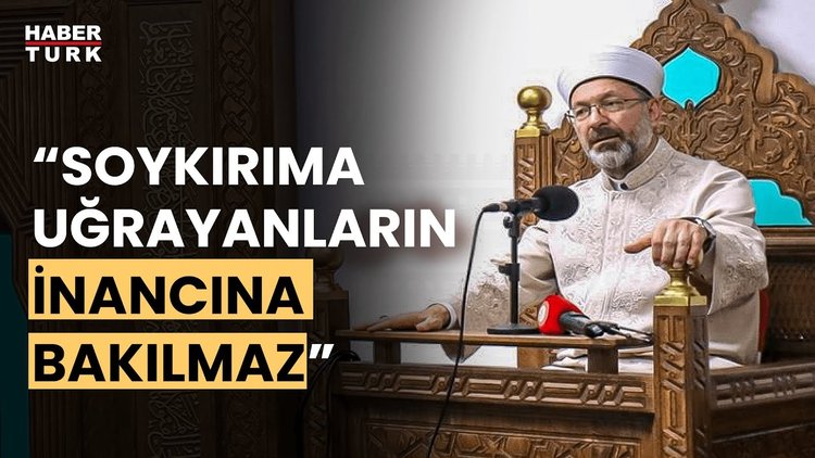 Diyanet İşleri Başkanı Ali Erbaş'tan İtalya'da Gazze mesajı