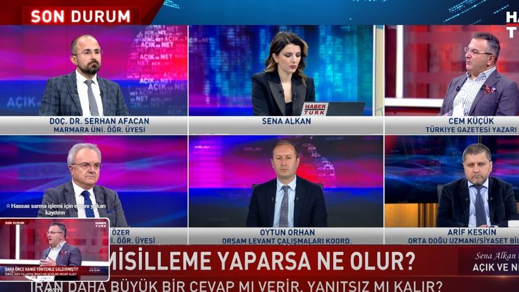 Açık ve Net - 16 Nisan 2024 (İran - İsrail gerilimi geniş kapsamlı bir savaşa dönecek mi?)