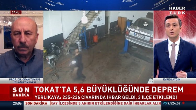 Prof. Dr. Tüysüz'den depreme ilişkin Habertürk'e açıklamalar