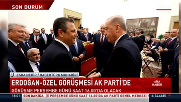 Son dakika haberi Erdoğan ile Özgür Özel perşembe günü görüşecek