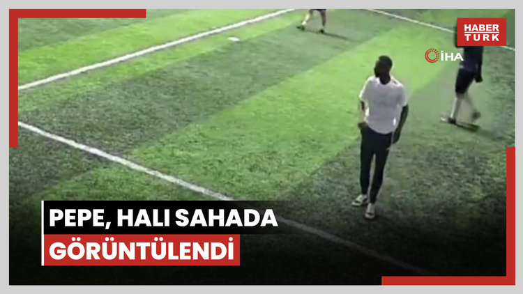 Trabzonspor'un yıldızı Pepe, halı sahada görüntülendi