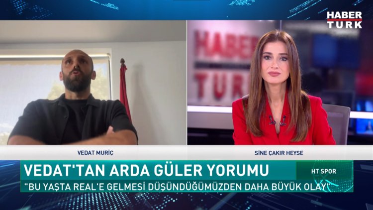 HT Spor - 4 Mayıs 2024 (Fenerbahçe&#039;nin eski golcüsü Vedat Muriç Habertürk&#039;te )