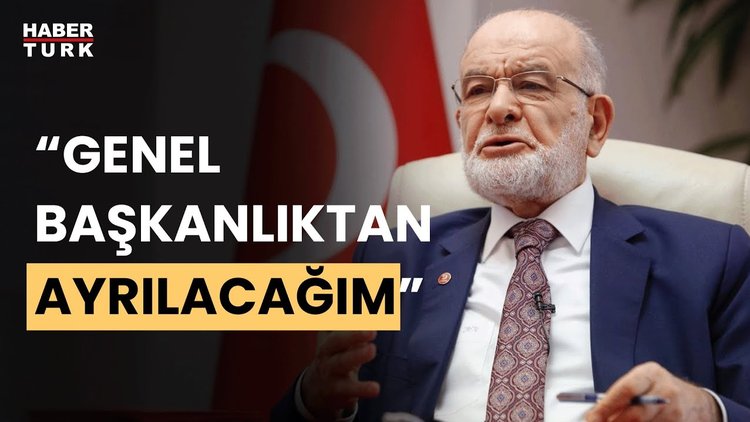 Saadet Partisi lideri Temel Karamollaoğlu görevi bırakıyor