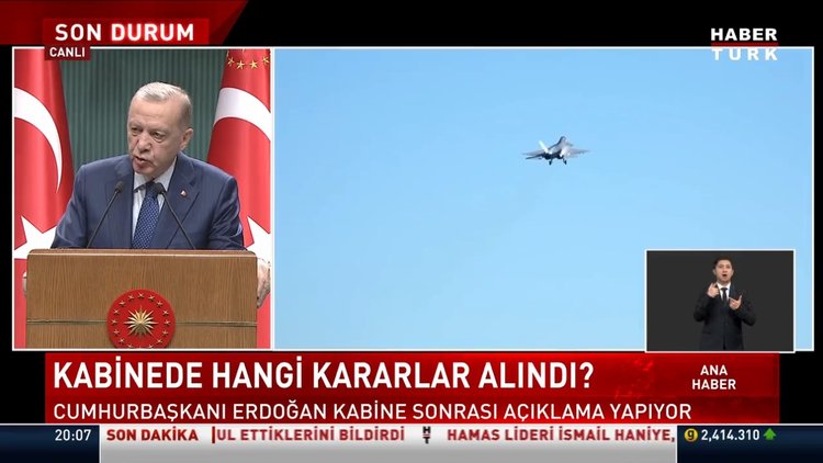 Cumhurbaşkanı Recep Tayyip Erdoğan'dan açıklamalar