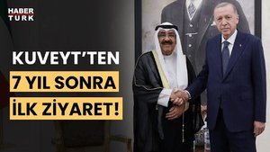 Erdoğan, Kuveyt Emiri El Sabah'ı resmi törenle karşıladı!