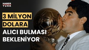 Maradona'nın altın topu satılacak!