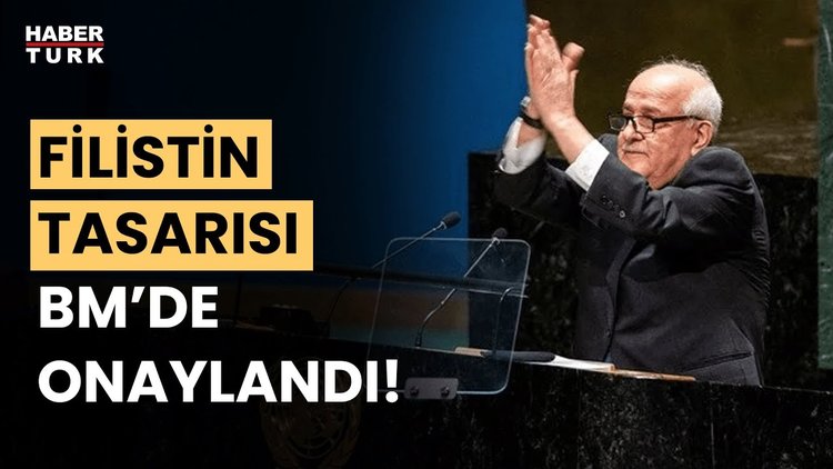 Son Dakika: Filistin'in tam üyeliği BM'de kabul edildi! Özcan Tikit yorumladı