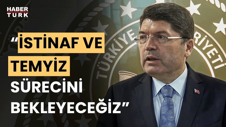 Adalet Bakanı Tunç'tan Kobani Olayları Davası kararlarına ilişkin açıklama!