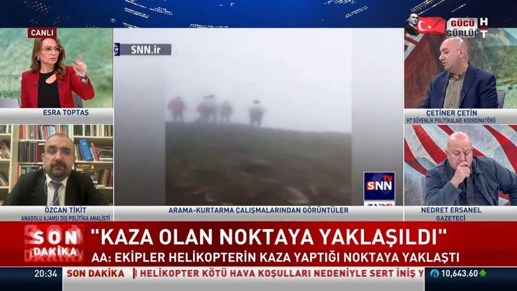 Arama kurtarma çalışmalarından son görüntüler