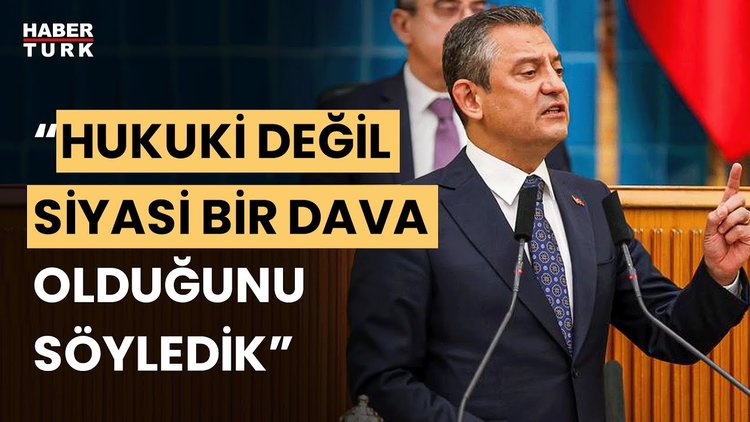 Özgür Özel'den Kobani Davası mesajı: Davanın hukuki değil siyasi bir dava olduğunu söyledik