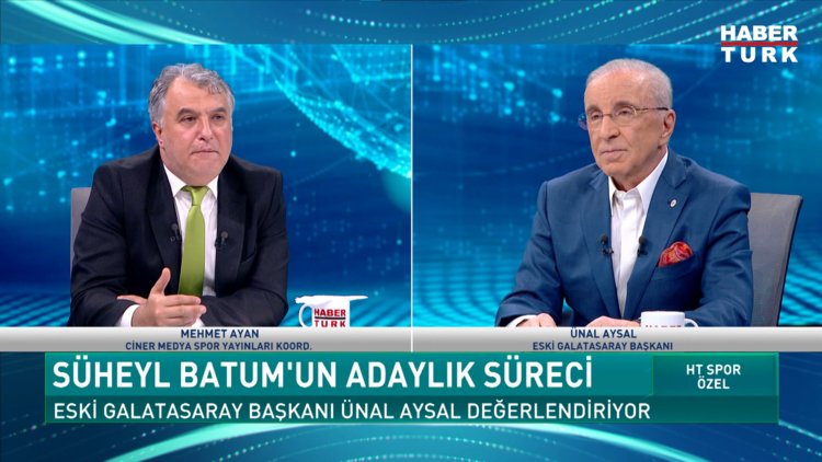 HT Spor - 24 Mayıs 2024 (Eski Galatasaray Başkanı Ünal Aysal HT Spor'da)