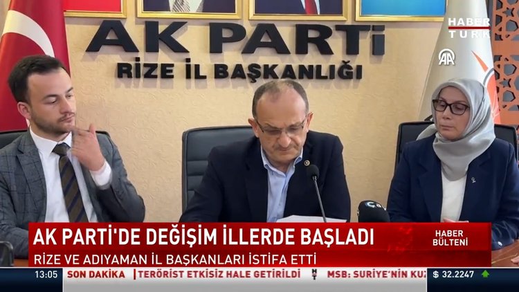 Ak Parti'de değişim illerde başladı