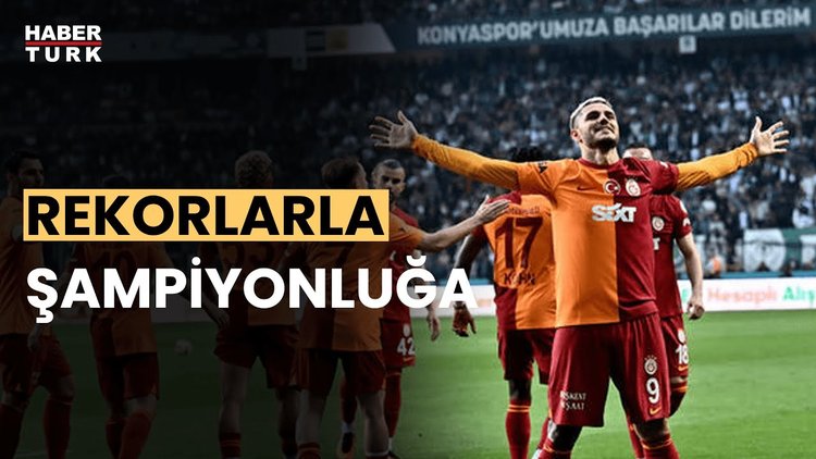 Süper Lig&#039;de şampiyon Galatasaray!